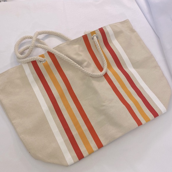 LANCÔME Canvas Large Tote Bag NEW! - Picture 1 of 3